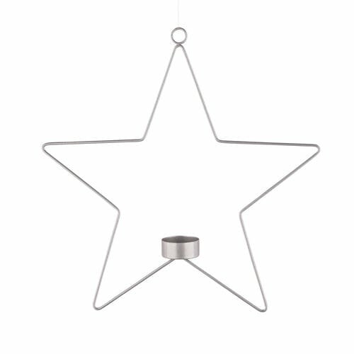 Star tealight hanging, 40x4x41cm, pc|Ego Dekor