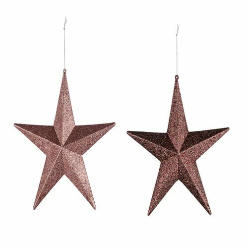 Star curtain 3D with glitter, 31x6x31cm, package contains 2 pieces! *|Ego Decor