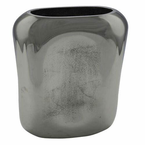 Aluminum vase, silver, 46x23x8cm * (SALE)|Ego Dekor