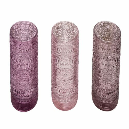 Crystal candlestick, diameter 8.5x10cm, package contains 3 pieces!|Ego Dekor