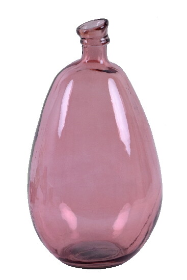 VIDRIOS SAN MIGUEL !RECYCLED GLASS! Váza z recyklovaného skla "SIMPLICITY", 47 cm, ružová (balenie obsahuje 1ks)