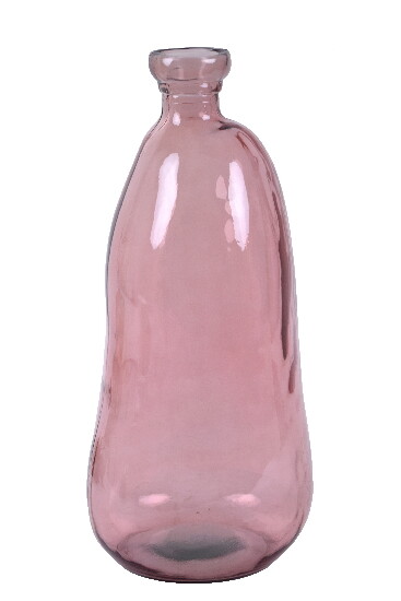 VIDRIOS SAN MIGUEL !RECYCLED GLASS! Váza z recyklovaného skla "SIMPLICITY", 51 cm, ružová (balenie obsahuje 1ks)