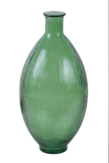 Wazon ze szkła z recyklingu "ARES", 59 cm, zielony (w opakowaniu 1 szt.) (WYPRZEDAŻ)|Vidrios San Miguel|Szkło z recyklingu