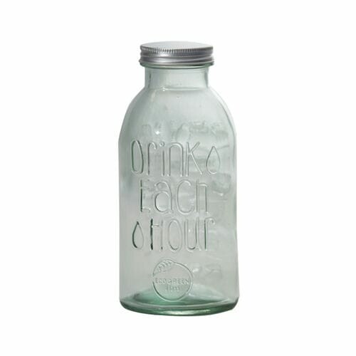ECO Bottle ECOGREEN DRINK EACH HOUR 0.7L, clear (package contains 1 pc)|Ego Dekor