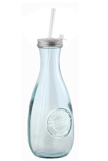 Butelka do picia ze szkła pochodzącego z recyklingu, „AUTHENTIC”, 0,59 L (RECALE) (opakowanie zawiera 1 szt.)|Vidrios San Miguel|Szkło z recyklingu
