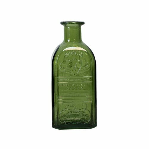 ECO Fľaša s korkovým uzáverom SCOTCH WHISKY 0,9L, olivovo zelená (balenie obsahuje 1ks)|Ego Dekor
