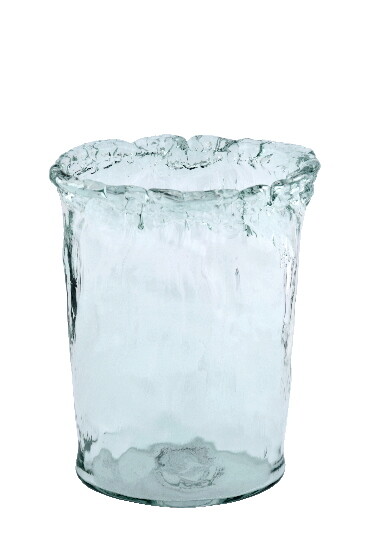Váza z recyklovaného skla 