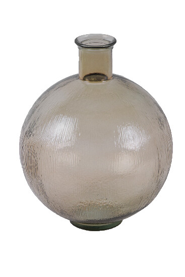 VIDRIOS SAN MIGUEL !RECYCLED GLASS! Váza z recyklovaného skla "ARTEMIS", 42 cm, dymová (balenie obsahuje 1ks) (DOPREDAJ POSLEDNÝCH KÚSKOV)
