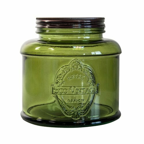ECO Dóza s viečkom VINTAGE 1,5L, olivovo zelená (balenie obsahuje 1ks)|Ego Dekor
