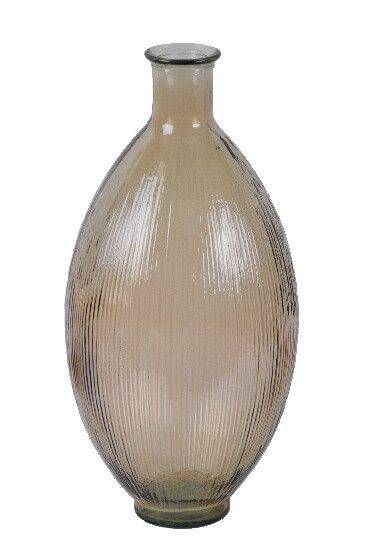 Recycled glass vase "ARES", 59 cm, smoke (package includes 1 pc) (SALE)|Vidrios San Miguel|Recycled Glass