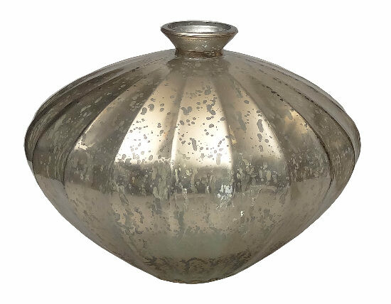 Váza z recyklovaného skla "ETNICO" stříbrná 14 L (balení obsahuje 1ks)|Vidrios San Miguel|Recycled Glass