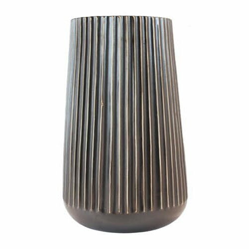 TIMUR vase, graphite, dia. 15.5x40cm|Kaheku