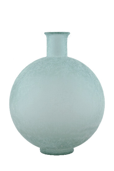VIDRIOS SAN MIGUEL !RECYCLED GLASS! Váza z recyklovaného skla "ARTEMIS", SILK, 14,8 L, modrá (balenie obsahuje 1ks)