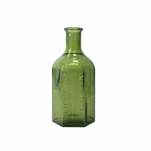 ECO Fľaša s korkovým uzáverom SAINT GABRIEL 0,5L, olivovo zelená (balenie obsahuje 1ks)|Ego Dekor