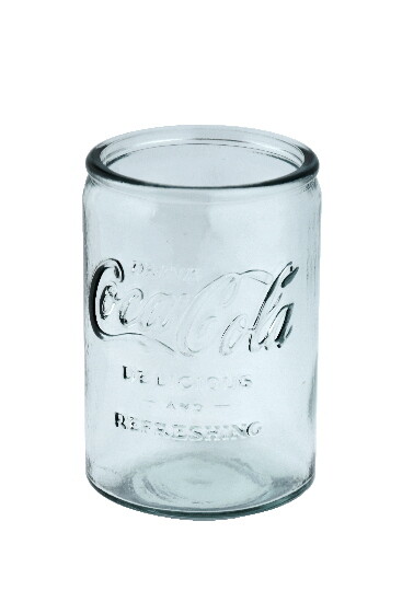 ED VIDRIOS SAN MIGUEL !RECYCLED GLASS! Sklenice z recyklovaného skla "COCA COLA" 0,6L, čirá