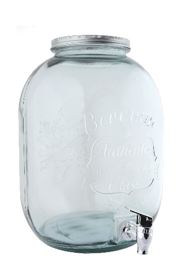 Barel nápojový z recyklovaného skla "AUTHENTIC" 12,5 L (balenie obsahuje 1ks) | Vidrios San Miguel | Recycled Glass