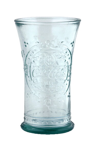 Poháre z recyklovaného skla kónická "COCA COLA" !LIMITOVANÁ EDÍCIA!", 0,3 L (VÝPREDAJ POSLEDNÝCH KUSOVIEK)|Vidrios San Miguel|Recycled Glass