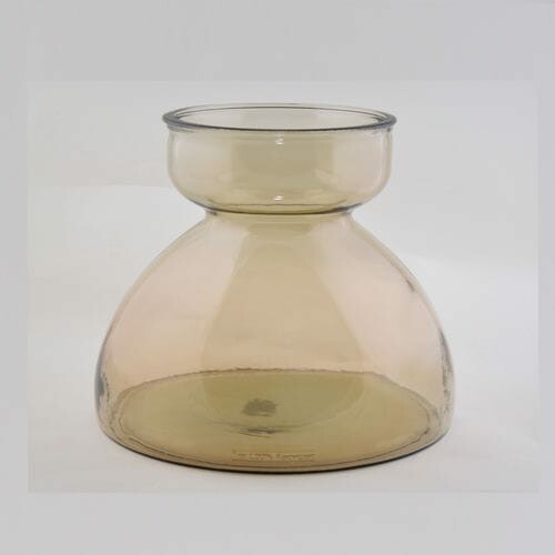 SENNA vase, 34cm|10.5L, bottle brown|smoke|Vidrios San Miguel|Recycled Glass