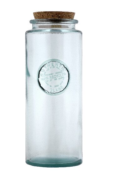Dóza z recyklovaného skla "AUTHENTIC" s víčkem 1,45 L (balení obsahuje 1ks)|Vidrios San Miguel|Recycled Glass