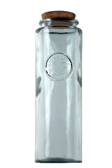 Dóza z recyklovaného skla "AUTHENTIC" s víčkem 1,8 L (balení obsahuje 1ks)|Vidrios San Miguel|Recycled Glass