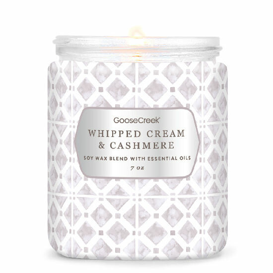Candle with 1-wick 0.2 KG WHIPPED CREAM & CASHMERE, aromatic in a jar KP|Goose Creek