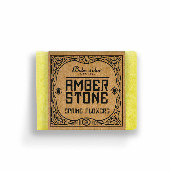 Bursztynowy kamień/Wosk zapachowy AMBER STONE 5x2x4cm, Wiosenne Kwiaty/Boles d'olor