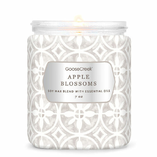 Candle with 1-wick 0.2 KG APPLE BLOSSOMS, aromatic in a jar KP|Goose Creek