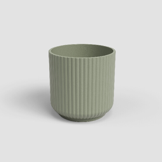 Doniczka LUNA, 15 cm, ceramiczna, zielona|ZIELONY|Artevasi