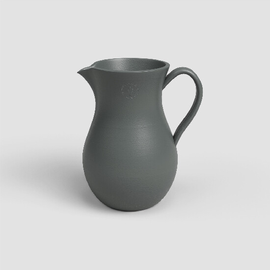 Váza/Džbán HARMONIA, 30cm, keramika, tm.šedá|ANTHRACITE|Artevasi