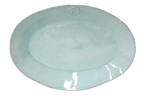 Oval tray 40 cm, NOVA, turquoise|Costa Nova