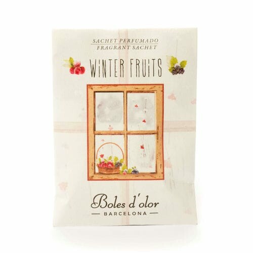 Fragrance bag POCKET SMALL, paper, 5.5 x 7.5 x 0.3 cm, Winter Fruits|Boles d'olor