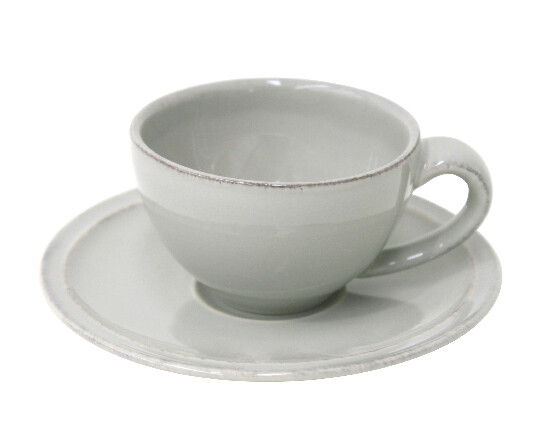 Coffee cup with saucer 0.09L, FRISO, gray (SALE)|Costa Nova