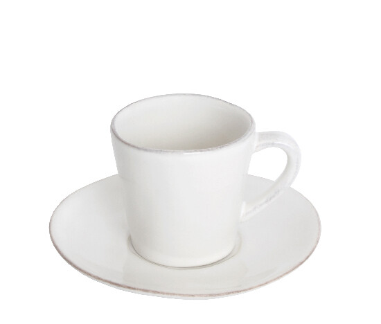 ED Coffee cup with saucer 0.07L, NOVA, white|Costa Nova