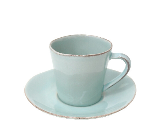 ED Tea cup with saucer 0.19L, NOVA, turquoise|Costa Nova