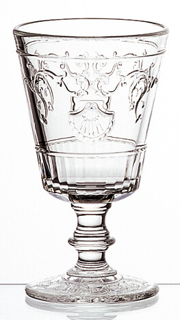 Glass on leg 0.2L, VERSAILLES, clear|La Rochere