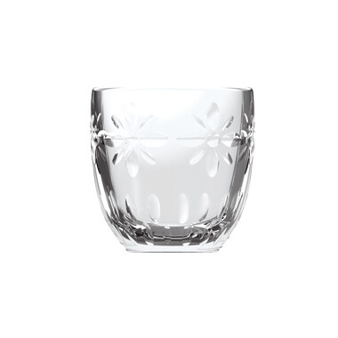ED Espresso glass 0.1L, FLEURS, clear|La Rochere