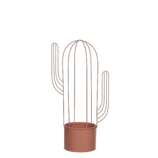 Cactus planter, pink, h. 44 cm|Ego Dekor