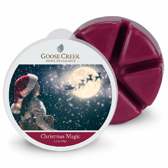 Magia wosku świątecznego, 59g, do lampy zapachowej (CHRISTMAS MAGIC)|Goose Creek