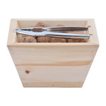 Miska dřevěná s louskáčkem na ořechy (DOPRODEJ)|Esschert Design