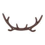 Wieszak z poroża jelenia „BEST FOR BOOTS”, 29x5x12cm, żeliwo, brązowy|Esschert Design