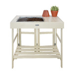 Stół do przesadzania „FARMA”, biały, 78,5 x 58 x 82 cm (WYPRZEDAŻ)|Esschert Design
