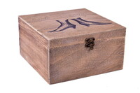 Drevená krabica s motívom dámskych topánok|Ego Dekor