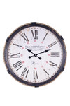 ! XXL! Clock, Roman numerals 65 x 65 x 7 cm | Ego Dekor