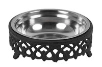 Dog bowl, cast iron, 22.5 x 22.5 x 7.5 cm | Ego Dekor