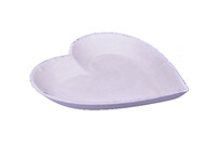 Heart bowl, gray, 31 x 31.5 x 4.5 cm | Ego Dekor