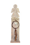 XXL Dekorace Anděl, přírodní, dřevo, 10 x 24 x 76 cm|Ego Dekor