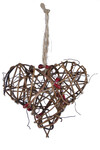Decorated heart, 8 x 8.5 x 2.5 cm|Ego Dekor