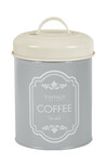 VINTAGE coffee can, enamel, size: 2 L, color: platinum grey|Ego Dekor
