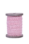 Lace ribbon, pink, 7.5 x 7.5 x 9.5 cm|Ego Dekor