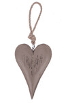 Heart pendant, 2 x 9 x 13.5 cm | Ego Dekor